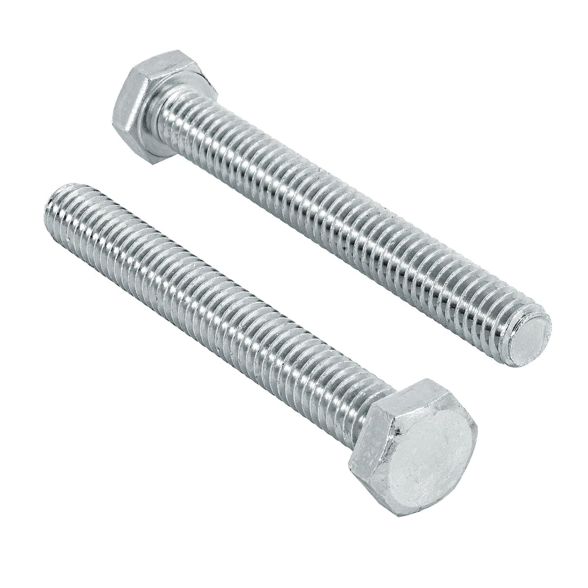 Fiero Tornillo Tipo Máquina Acero Galvanizado, Cabeza Hexagonal, 30 Piezas - 5 - 16 x 2 1 - 2"