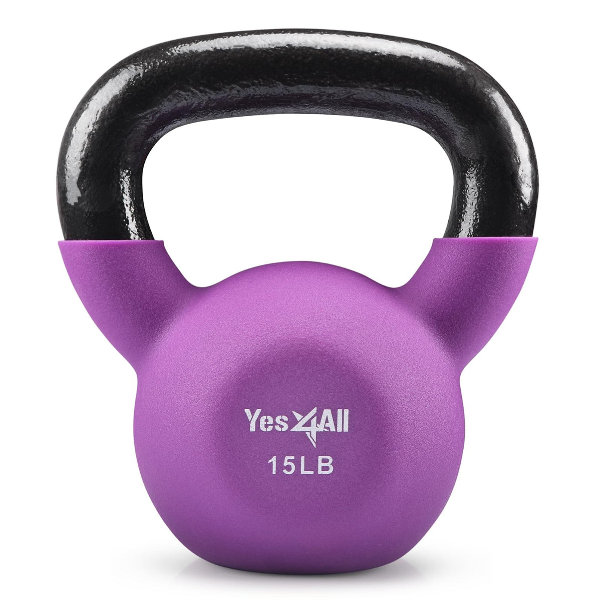 Yes4All Pesa Rusa Recubierta de Neopreno - 15lbs