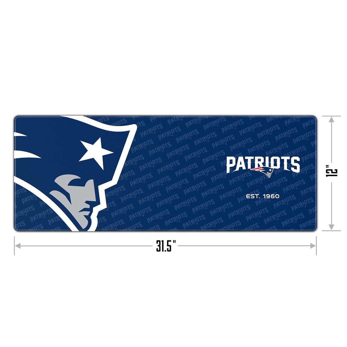 YouTheFan NFL New England Patriots Logo Series Desk Pad SMU