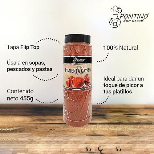 Pontino Pimienta Cayena, 455 g