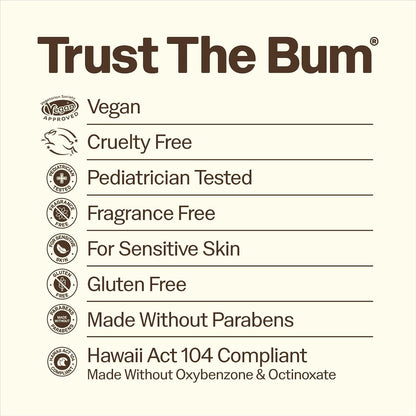 Protector solar roll-on Baby Bum Mineral SPF 50 | Vegano y compatible con la Ley de Arrecifes 104 de Hawaii (sin octinoxato ni oxibenzona) Loción protectora solar hidratante de amplio espectro UVA/UV