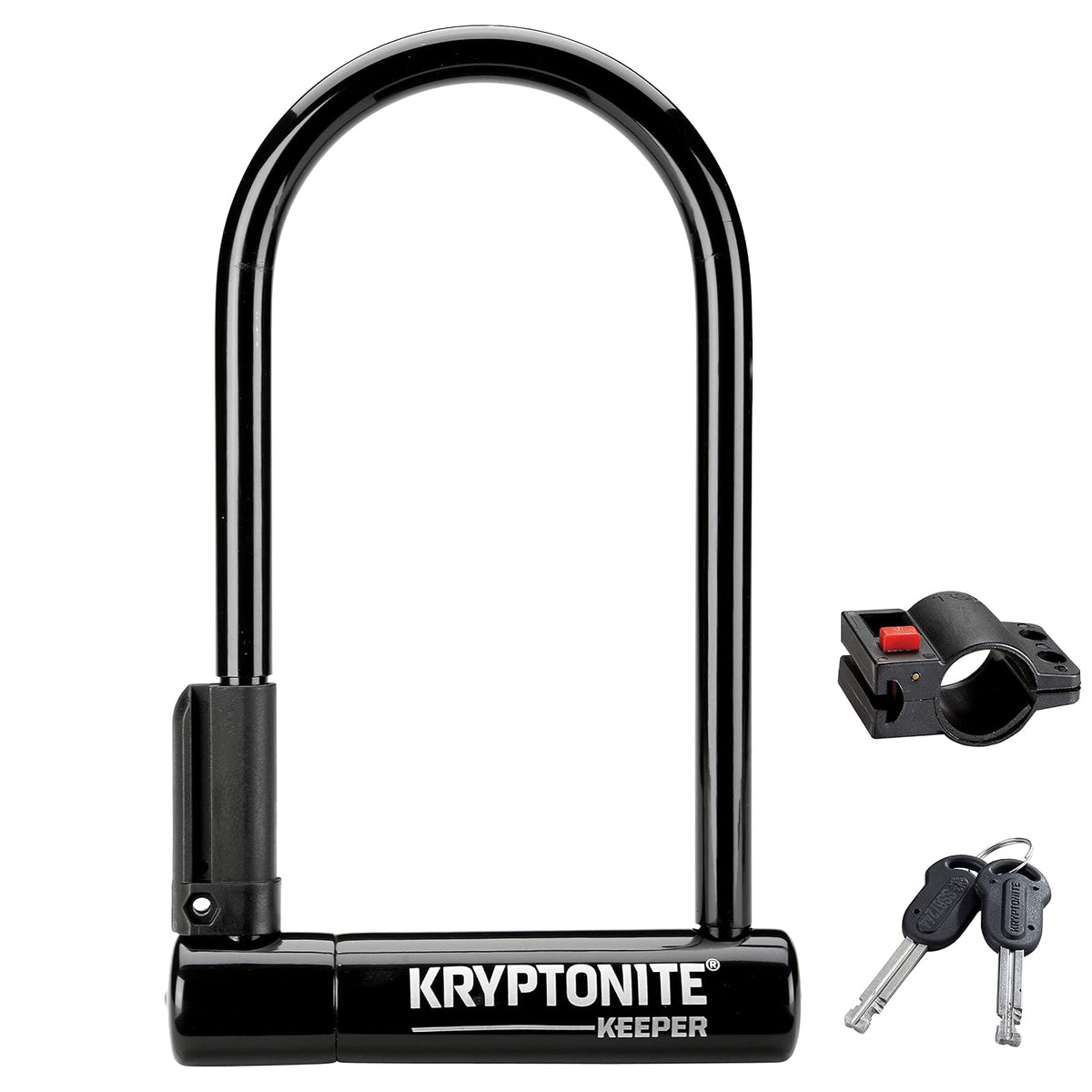 Kryptonite Keeper Candado U-Lock para Bicicleta - 4" x 8" 12mm - Estándar - cerradura