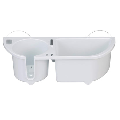 SEACHOICE Cruisin' Caddy - Organizador para Barcos, Bebidas y Objetos, Resistente a los Rayos UV, Color Blanco