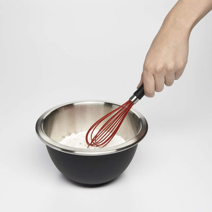 OXO Good Grips Silicone Whisk, 9-Inch, Red
