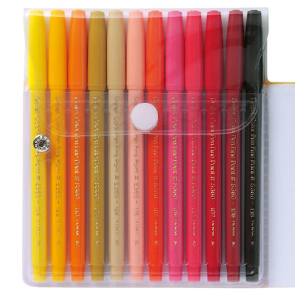 Pentel S360-24A Color Pen Set, Set of 24 Assorted Colors