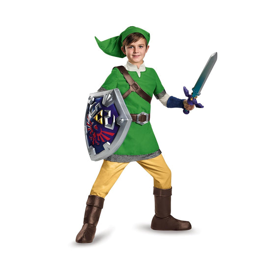 Disguise Link Deluxe - Disfraz Infantil, Un Solo Color, Pequeño (4-6)