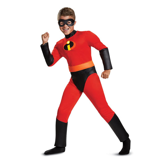 Disguise Disney Pixar Dash Incredibles 2 Muscle Disfraz para niño, grande/(10-12)