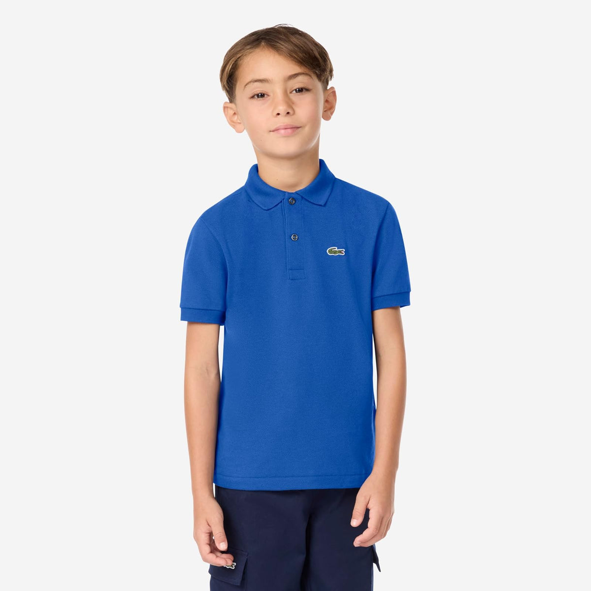 Lacoste Replenishment Polo clásico de piqué para niño