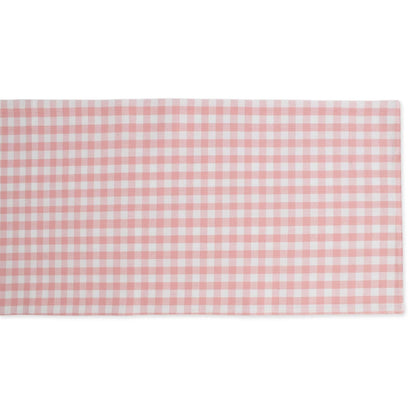 DII Camino de Mesa a Cuadros Rosa 14 x 72 Pulgadas