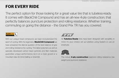 Continental Grand Prix TR Llanta para de Ruta