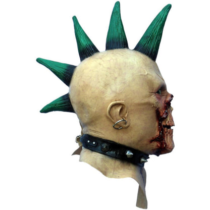 Billy Punk, Máscara de Zombie Punk Rock Sangriento, Disfraz de Zombi de Miedo ideal Para Halloween y Fiestas de Disfraces