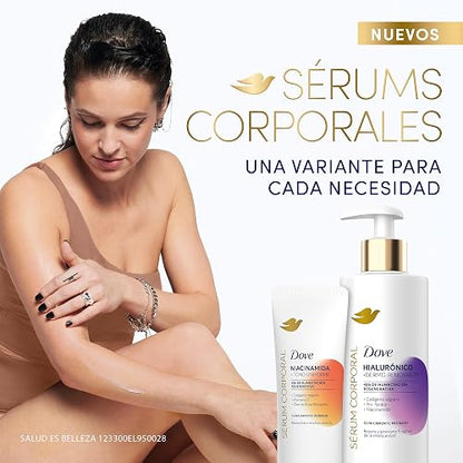 DOVE Pack Sérum Corporal en Crema A Hialurónico 400 ml + Niacinamida 200 ml