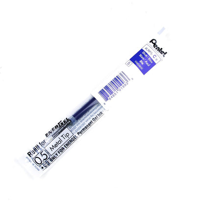 Pentel Repuesto para Bolígrafo Tinta Azul Gel Caja con 12 Piezas-LRP5-C