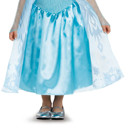 Disguise Disney Elsa Frozen - Disfraz para niña pequeña, 3T-4T, Azul