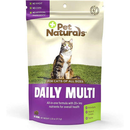 Pet Naturals Daily Multi Vitaminas Para Gatos, Refuerza El Sistema Inmune y Vitalidad Diaria