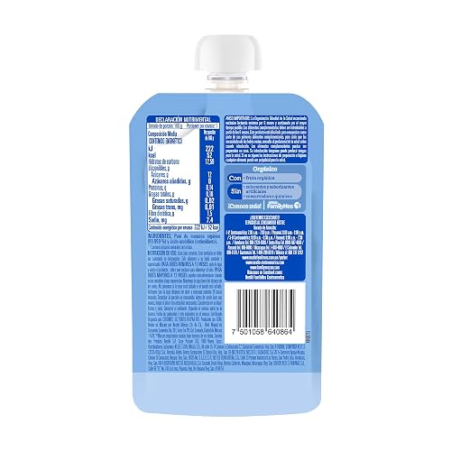 Papilla Gerber Orgánico Pouch Etapa 2 Manzana 100g Paquete 12