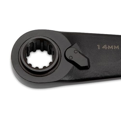 Crescent X6 CX6DBM2 Juego De 2 Llaves Dobles Torx 4 En 1, Con Sistema Métrico, Negro