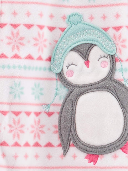 Simple Joys by Carter's Paquete de 3 Pijamas Holgados de Forro Polar Resistentes al Fuego Dormir para bebés y niños pequeños para Bebé-Niñas