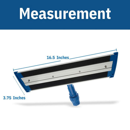 Carlisle FoodService Products 363351900 - Cabezal plano de aluminio, 18 pulgadas de longitud