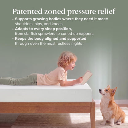 Zinus Colchón de Espuma Viscoelástica Green Tea, Medio, MATTRESS