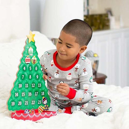 Melissa & Doug Cuenta Regresiva Para La Navidad Calendario De Adviento De Madera