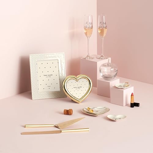 kate spade new york Portarretratos Corazón Dorado Charmed Life Acero 14x16 cm Regalo