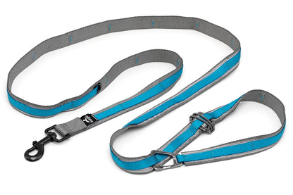 Kurgo Correa Quantum 6 en 1 para Perro Manos Libres - Azul
