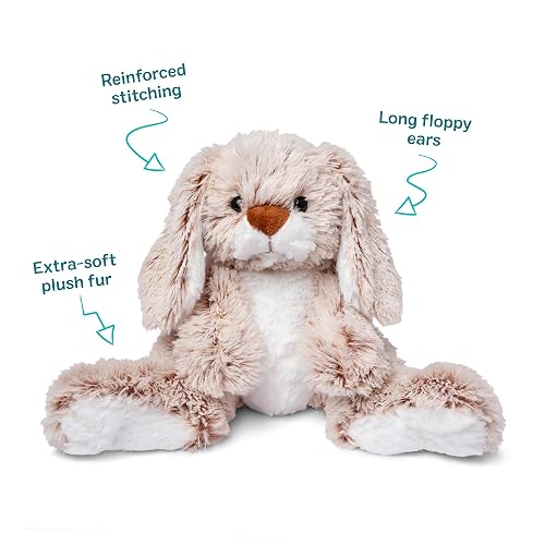 Melissa & Doug Peluche de Conejito, Burrow Bunny (22.86 cm x 25.4 cm x 15.24 cm)