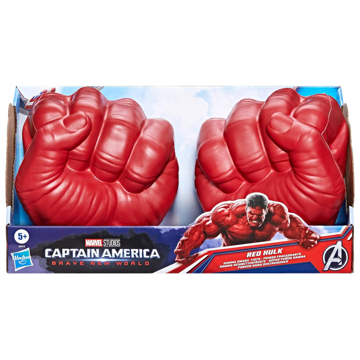 Marvel Avengers Captain America: Brave New World, Súper puños Gamma de Hulk Rojo