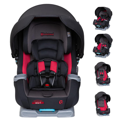 Baby Trend Cover Me Silla de Carro Convertible 4 en 1, 1.8 a 45.4 kg, con Toldo UPF 50+ - scooter - Asiento de automóvil