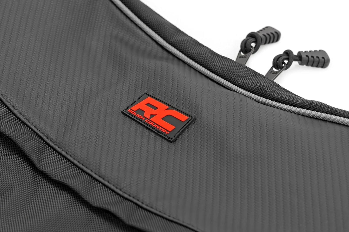 Rough Country - Bolsa de almacenamiento de techo para Polaris RZR & Can-Am Defender Max, nailon resistente al agua, bolsa de carga UTV