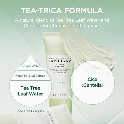 SKIN1004 Madagascar Centella Tea-Trica BHA Foam 125ml