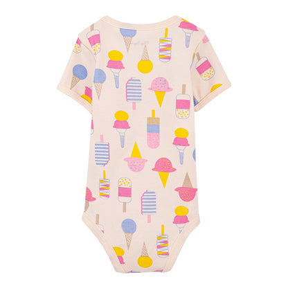 Baby Creysi Pañalero para Bebé Unisex Manga corta en Algodón color Jaspe 6 Meses por