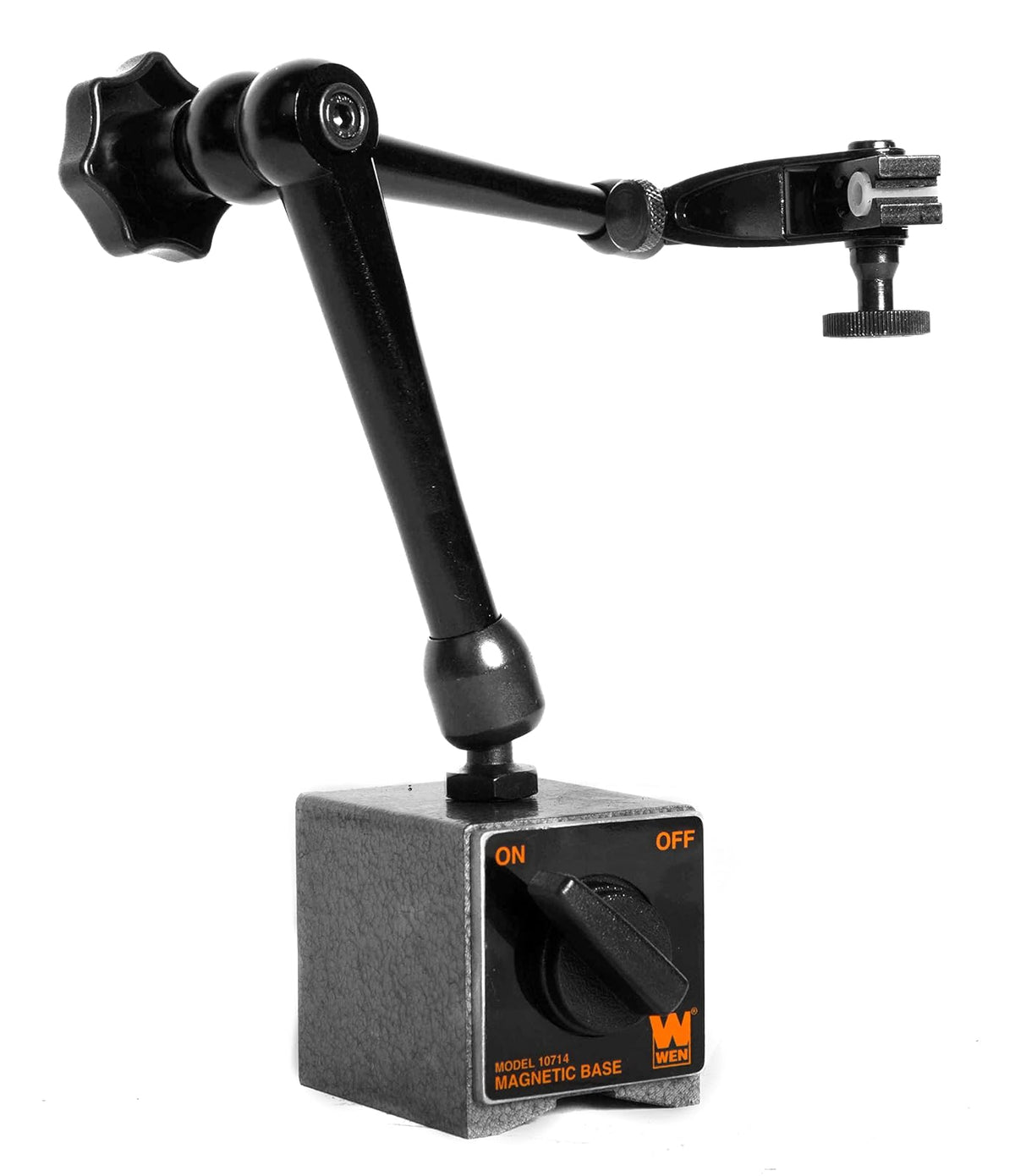 WEN 10711 Base Magnética Ajustable para Indicador de Esfera - Base magnética de tres brazos con liberación rápida