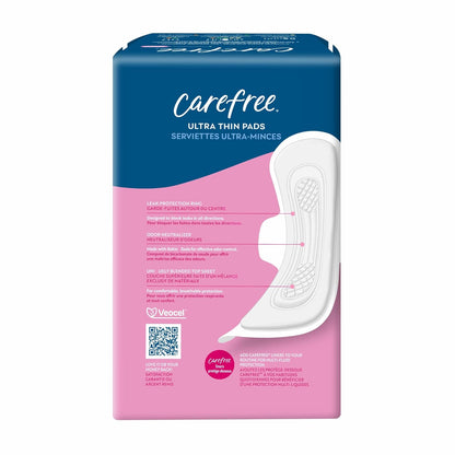 Carefree Ultra Delgado Super/Largo con Alas 28ct (paquete de 3)