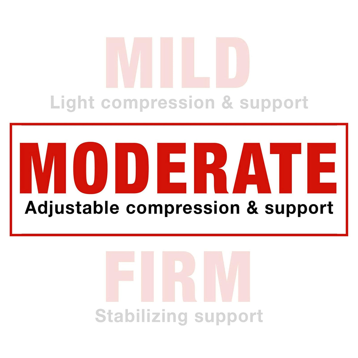 ACE Soporte de Tobillo de Compresión Ajustable | Apoyo moderado, correas ajustables, neopreno transpirable, resistente al olor, talla única