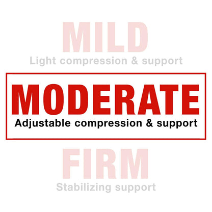 ACE Soporte de Tobillo de Compresión Ajustable | Apoyo moderado, correas ajustables, neopreno transpirable, resistente al olor, talla única