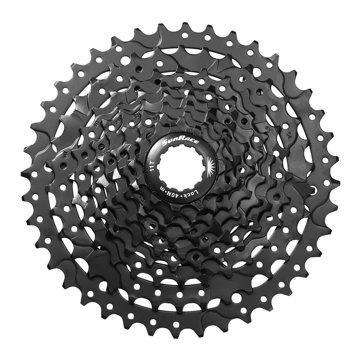SUNRACE Cassette de Piñones MTB CSM980 9P 11/40D Negro Negro Cajita CSM980.9AX0.ES0.BXB