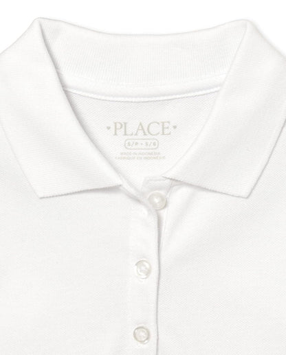 The Children's Place Polo de piqué Uniforme para niña