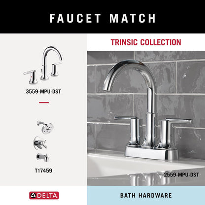 Delta Faucet 75930 Trinsic 76,2 cm Toalla Bar, Cromo Pulido, Contemporáneo, 12 Inch Towel Bar, Polished Chrome