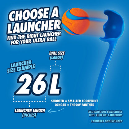 Chuckit! DO817030 Pelota Ultra, talla grande, 1 Pieza, Colores Surtidos