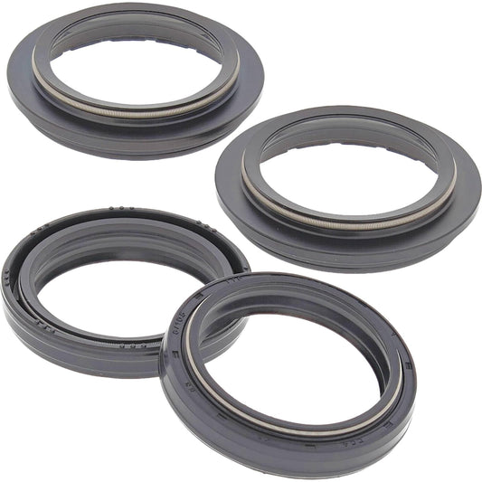 All Balls Racing Kit de Sellado de Horquilla y Polvo 56-129 Compatible con Honda, Kawasaki, Suzuki, Yamaha, Multi