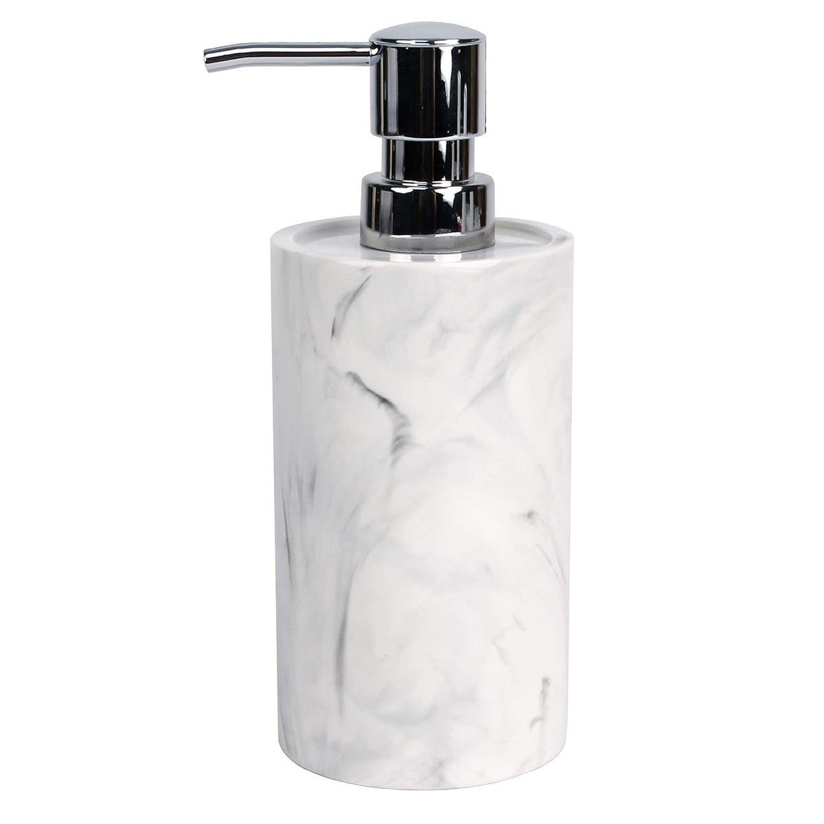 SKL Home by Saturday Knight Ltd. Remolino de mármol, Dispensador de loción/jabón, Blanco, 1