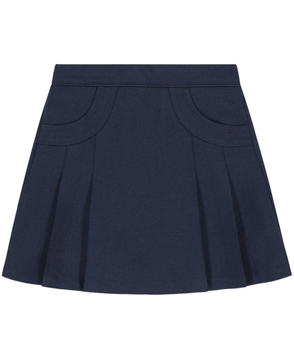 Nautica Falda Pantalón Plisada con Bolsillos para Niña - Niñas grandes - 12 - Azul Marino