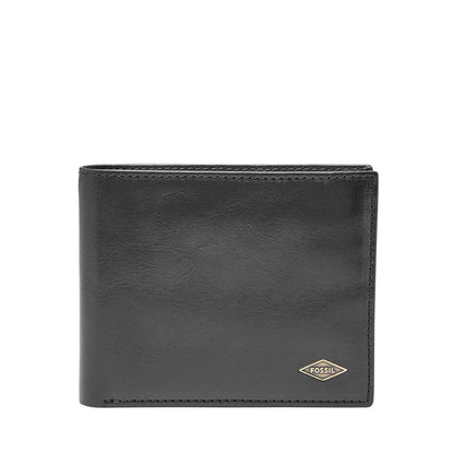 Fossil Ryan portafolios de piel con bloqueo RFID para hombre - Chico - Negro