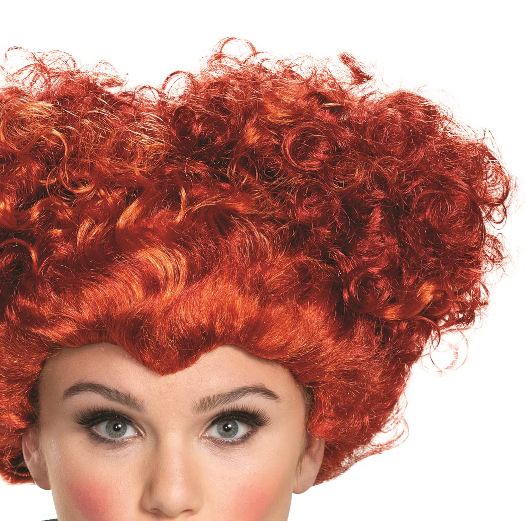 Disguise Winifred - Peluca de lujo para mujer, color rojo, talla de adulto, Wini, Adult tamaño