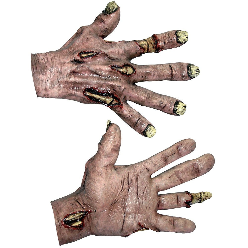 Zombie Flesh Hands, Accesorio de Guantes de Zombie, Complemento de Disfraz Ideal para Halloween y Fiestas de Disfraces