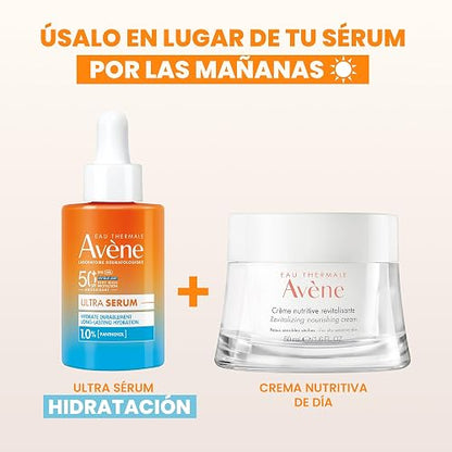 Avene Ultra Serum Protector Solar Facial FPS50+ Antioxidante, 30ml