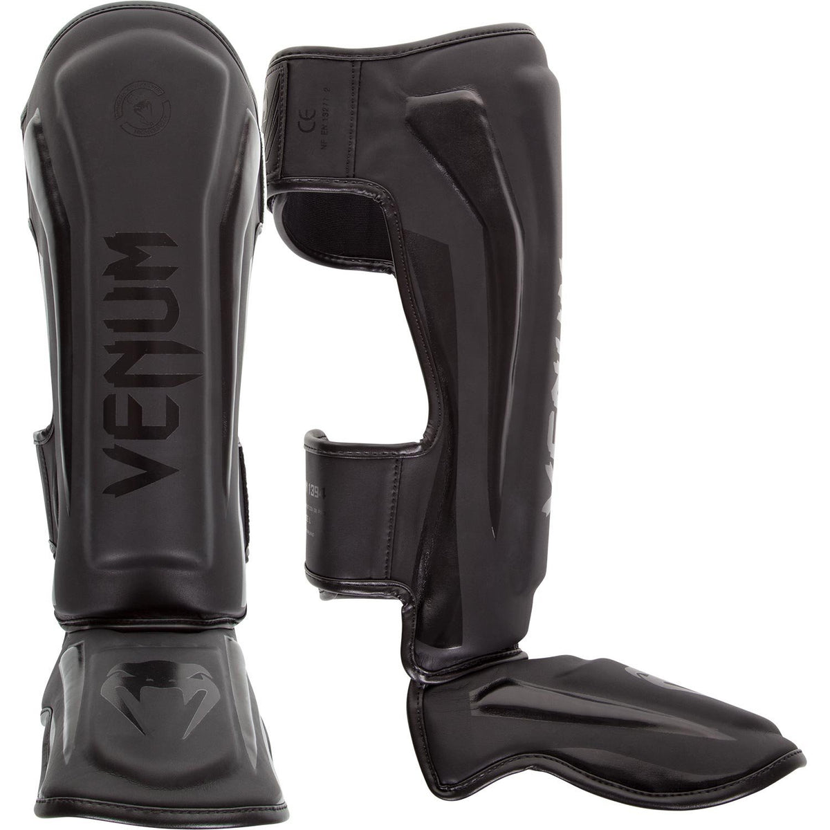 Venum Elite Espinilleras Rígidas - Negro 10 piezas - M