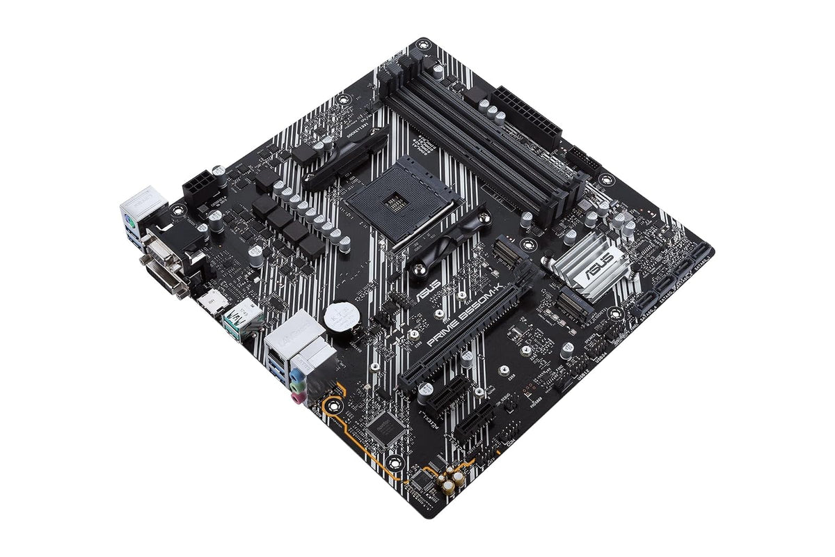 ASUS Tarjeta Madre Prime B550M-K PCIe 4.0 M.2 HDMI VGA DVI USB 3.1